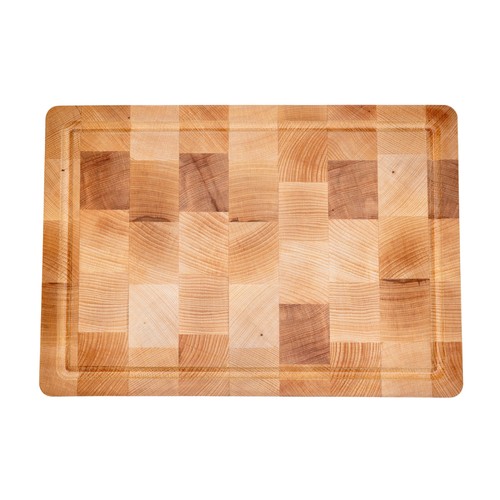 Hakblok met handvaten beuken 36x26 cm