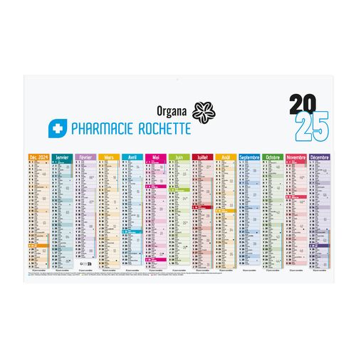 CALENDRIER BANC. 2025 13 M 1F