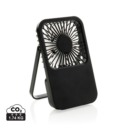 Aervina RCS recycled plastic re-chargeable desk fan