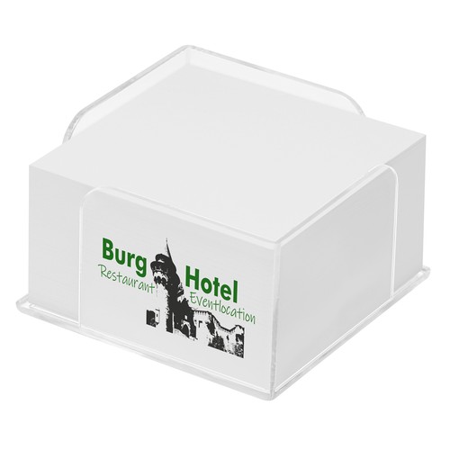 Boîtier bloc-notes à deux ouvertures "Omega"