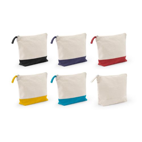 DAPHNE. Kosmetyczka z 100% bawełny (340 g/m²) w dwóch kolorach