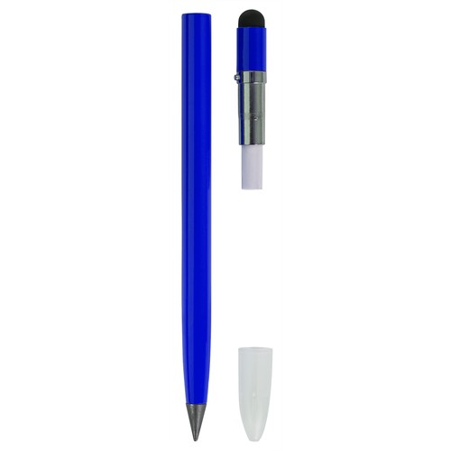 ALUMINUM TOUCH SCREEN PENCIL WITH METAL GRAPHITE TIP