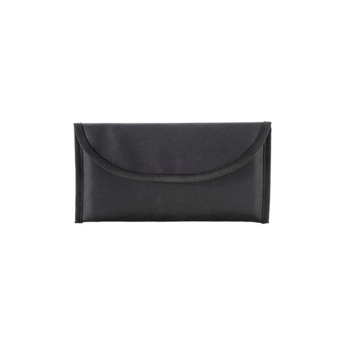 600D polyester document pouch with two pockets and velcro closure