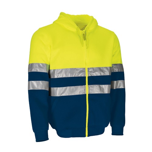 korte jas met reflecterende strepen