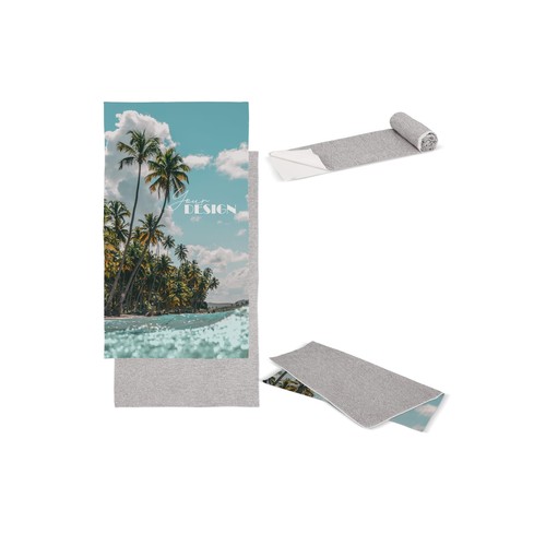 Serviette à séchage rapide R-PET 100 x 180 cm sublimation