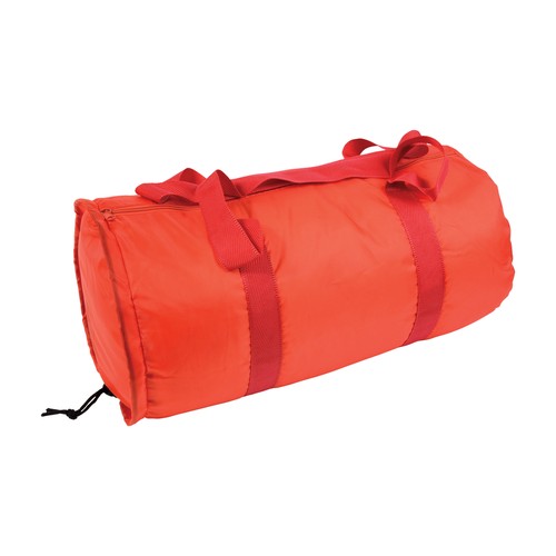 210D polyester cylindrical foldable sports bag