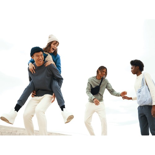 IQONIQ Denali gerecycled katoen sweater ongeverfd