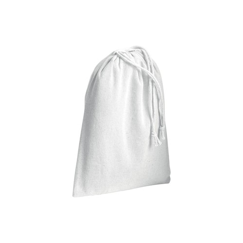 120 g/m2 cotton drawstring bag, 15 x 20 cm