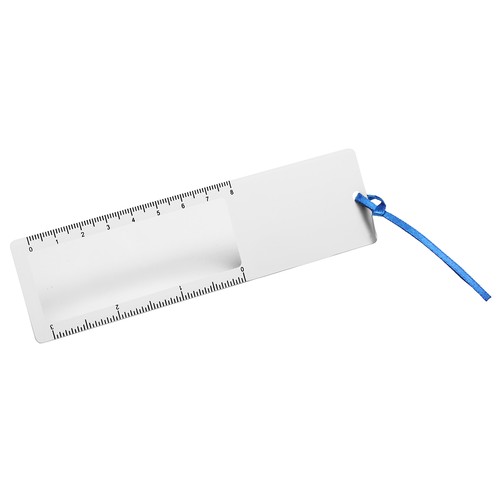 Bookmark with magnifier
