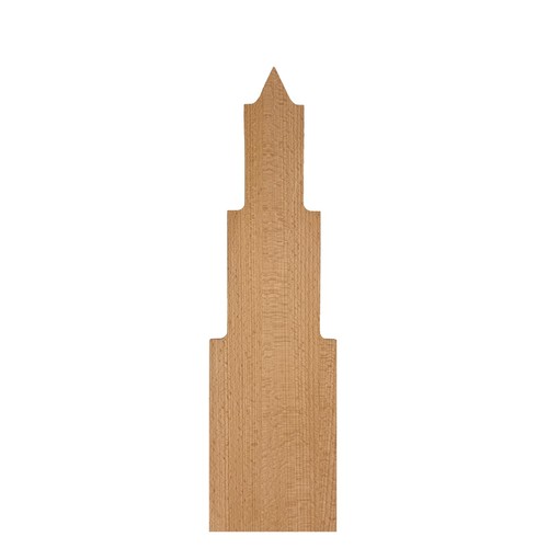 Plank Domtoren beuken 39,5x11x1,6 cm