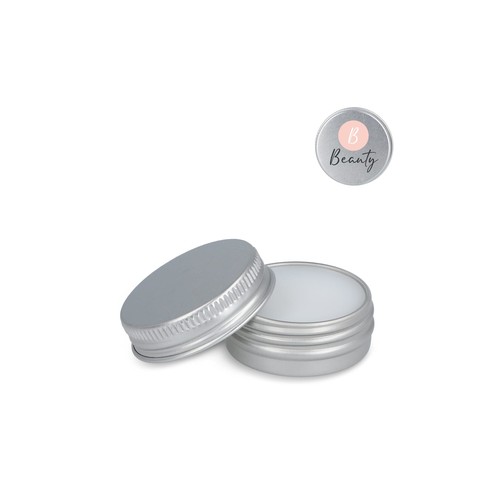 Baume à lèvre rond en boite  en aluminium recyclé