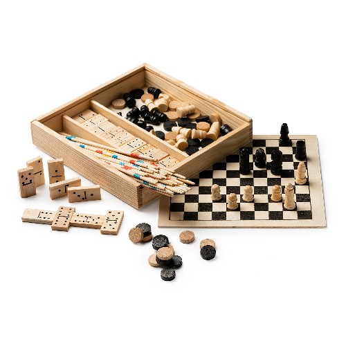Ensemble de jeux en bois Giglio