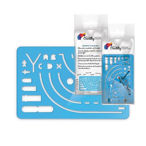 NORMOGRAPH RULER WITH BAG