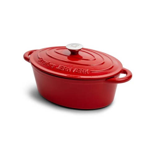 Orrefors Jernverk Enamelled Oval Iron Pan 3.5L