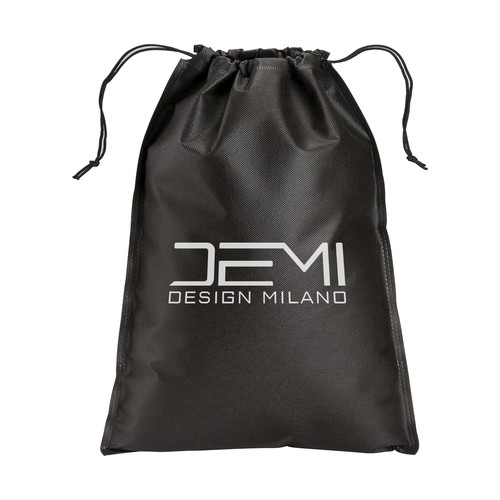 80 g/m2 not woven bag with strings, 50 x 75 cm