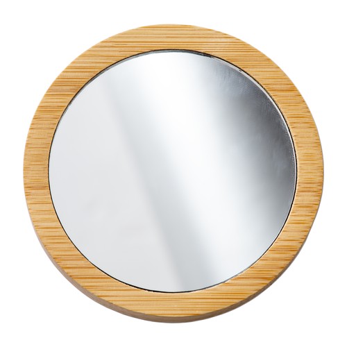 Round Bamboo mirror