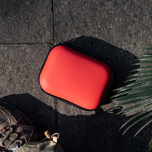 60-peice first aid kit. Contains: 1 gauze bandage, Coleo