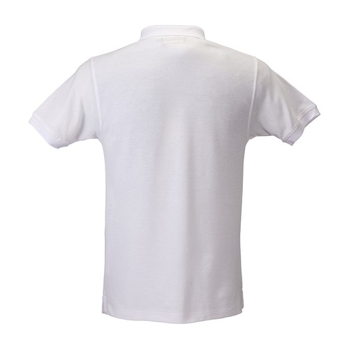 100% piqué cotton (180 g/m2) short-sleeved polo shirt with two-button collar