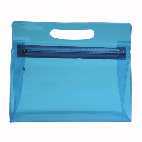 Belleza en PVC con cierre de cremallera y asa