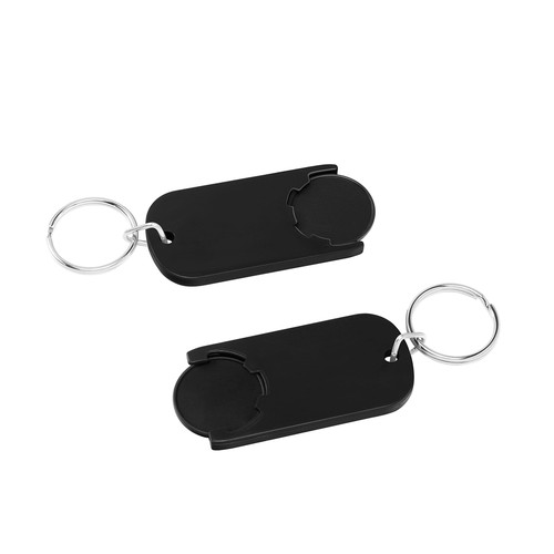 Chiphouder met winkelwagenmuntje 1€ "Alpha"