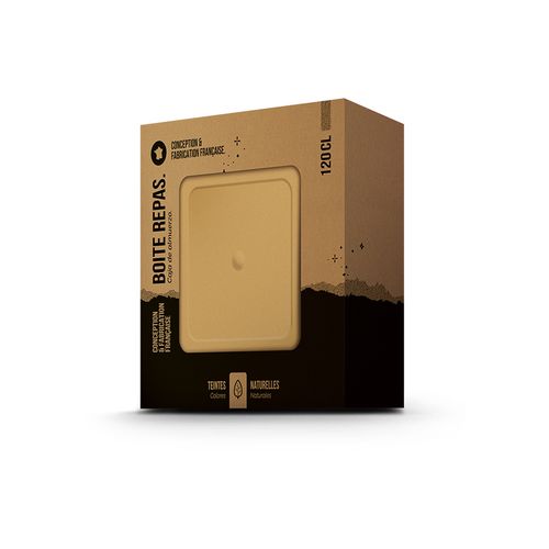 1,2L LUNCH BOX WITH LID, SPOON AND FORK