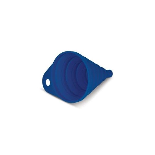 Foldable funnel for car