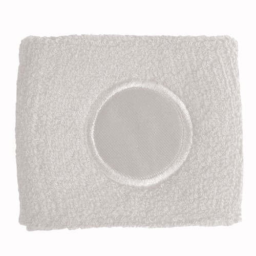 Customisable terry sweat wristband (75% cotton/10% nylon/15% spandex)