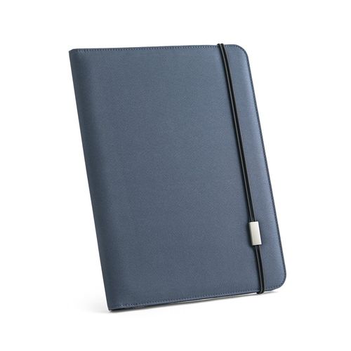EMERGE FOLDER II. A4 folder in recycled polyester (100% rPET) 300D with elastic closure