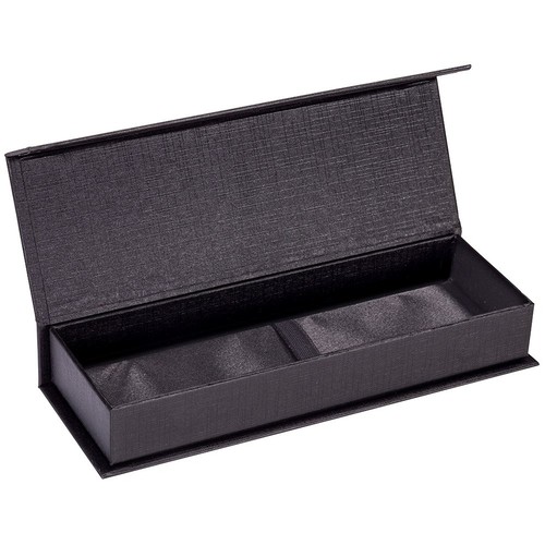 BLACK BOX WITH FLAP FOR 1 PEN- NO PEN
