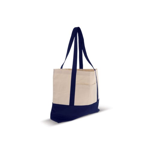 Beach bag cotton canvas OEKO-TEX® 280g/m² 42x10x30cm