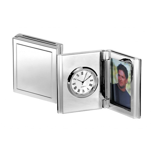 DESK CLOCK PHOTO FRAME - 50 x h65 mm
