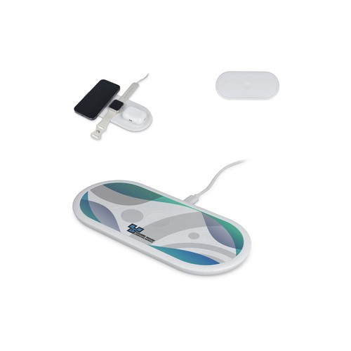 3-in-1 Draadloze Oplader 15 W, Smartphone / Apple Watch / AirPod