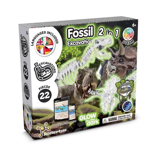 2 in 1 Fossil Excavation Kit IV. Lernspiel lieferung inklusive einer non-woven tasche (80 g/m²)