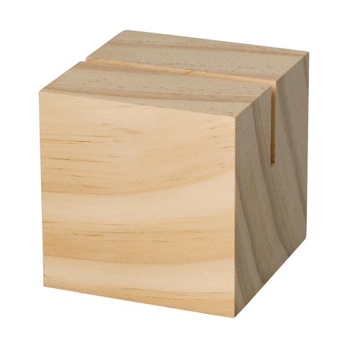 Wooden menu holder "Cube"