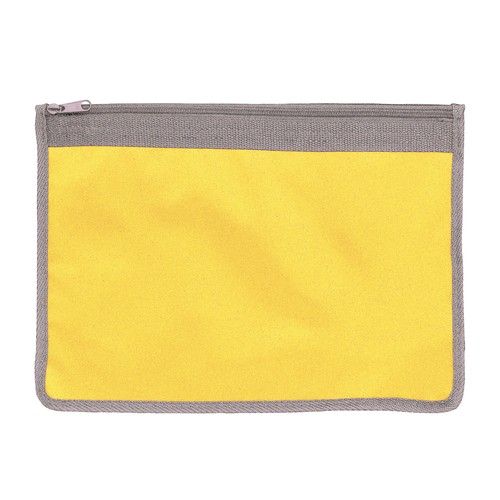 420D polyester brief folder, zip closure