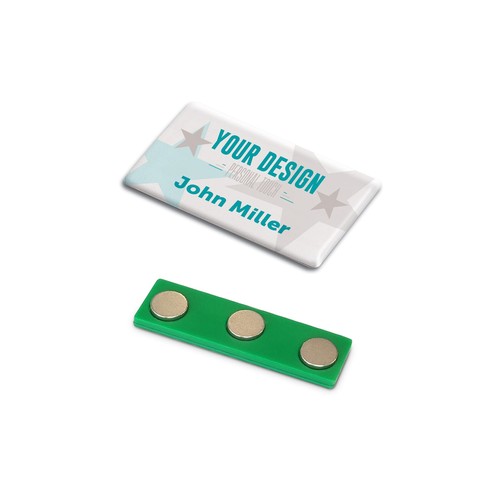 Badge aimanté 50x30mm