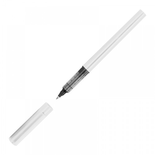 Plastic rollerball pen with ink