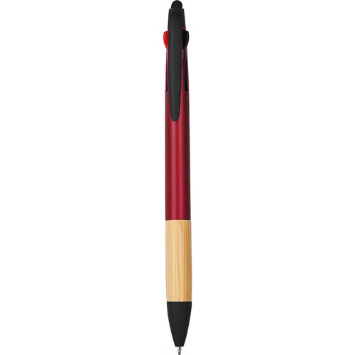 3 COLORS TOUCH SCREEN BALLPOINT PEN IN PLASTIC AND BAMBOO