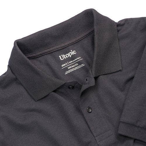 100% recycled fabric polo