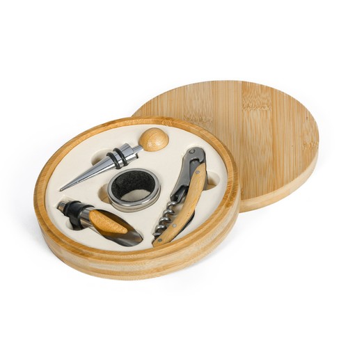 doos met wijnaccessoires