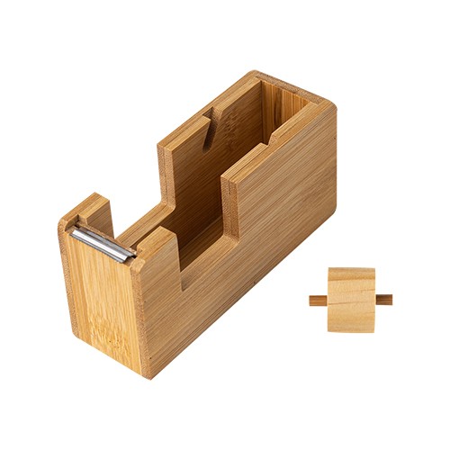 Bamboo duct tape dispenser, tape not included. Baldellia