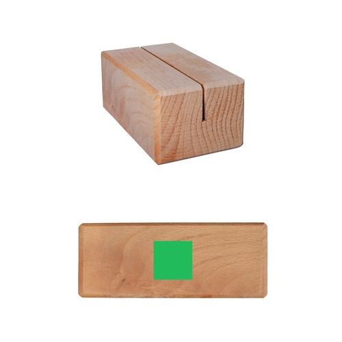 Soporte para menú de haya A6