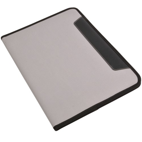 A4 pad brief folder with pocket and pen loop, ruled pad included