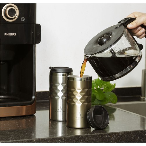 Geometric Mug RCS Recycled Steel 280 ml gobelet iso