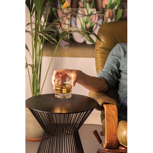 4 Cubitos de hielo reutilizables de acero inoxidable