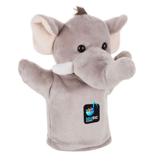 Plush elephant, hand puppet | Tank