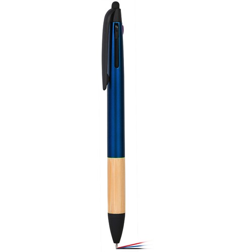3 COLORS TOUCH SCREEN BALLPOINT PEN IN PLASTIC AND BAMBOO