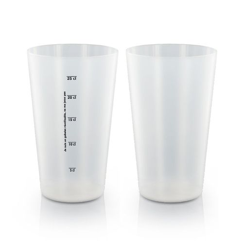 30 cl stackable plastic cup