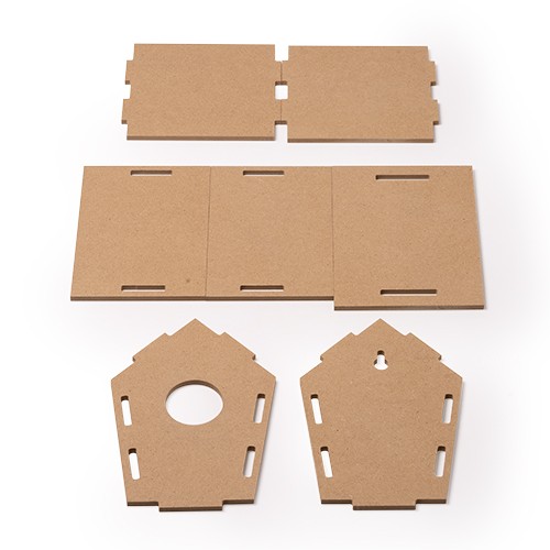 Casita para pájaros MDF Lia