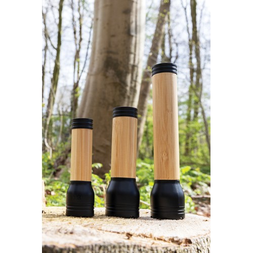 Lucid 3W RCS gerecycled plastic & bamboo zaklamp